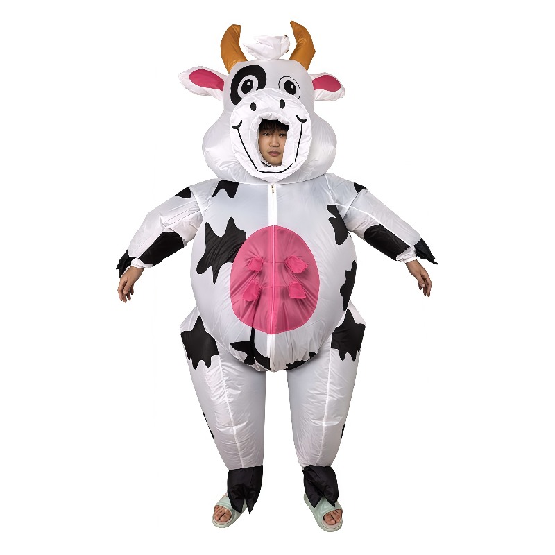 Dresses - Halloween Funny Inflatable Cow Costume, Full‑Body