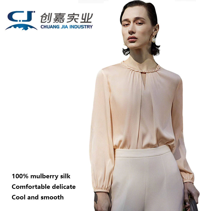 Blouses - 100% Silk Women's Shirt Elegant and