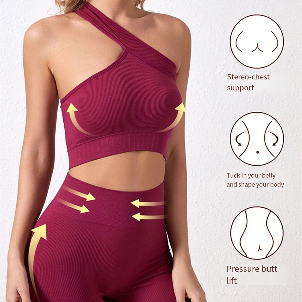 2Pcs Reusable Seamless Women W - Seamless Ribbed Workout Tank Top recension och pris
