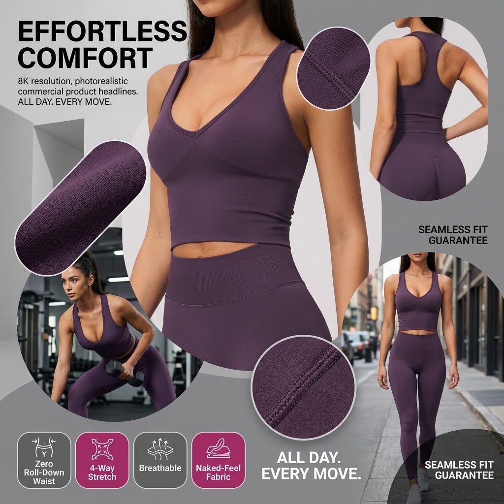 Designer Seamless Yoga Crop To - Seamless Ribbed Workout Tank Top recension och pris