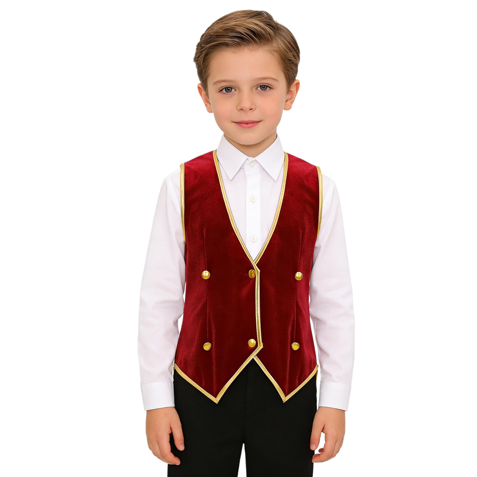 Kids Boys Medieval Velvet Vest - Dresses recension och pris