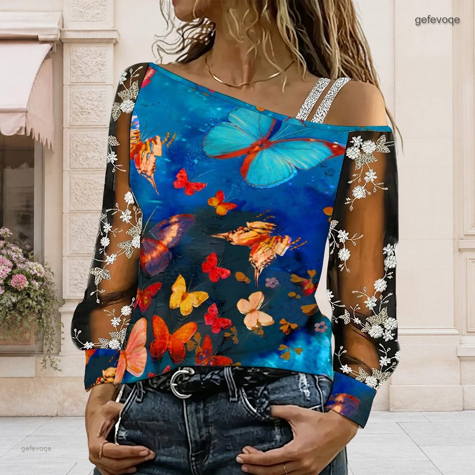 Women Off Shoulder Blouse Asym - Blouses recension och pris