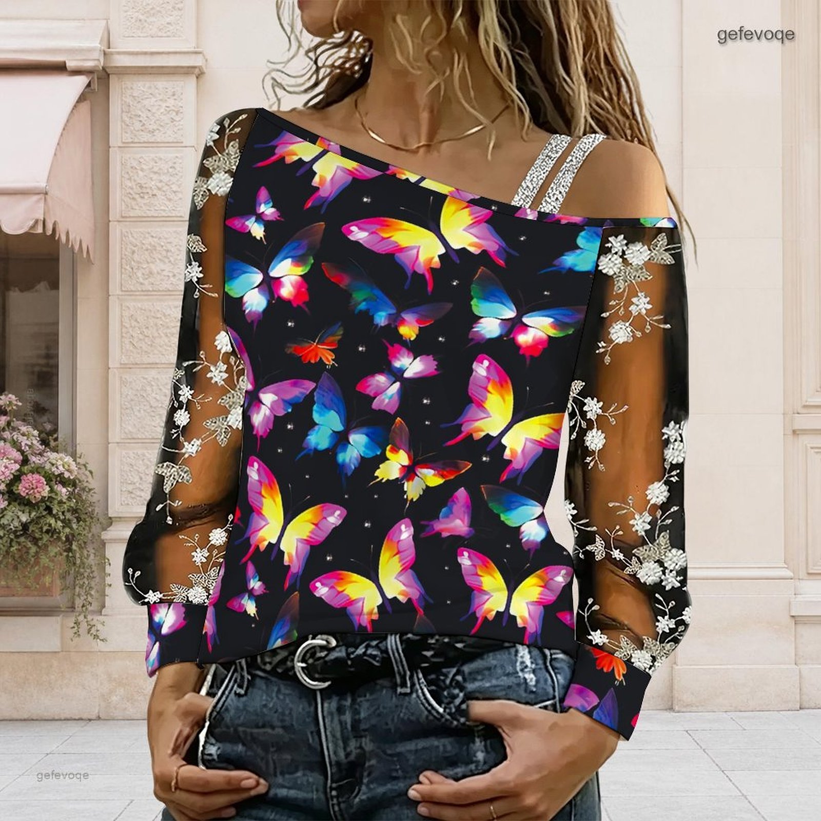 Women Off Shoulder Blouse Asym - Blouses recension och pris