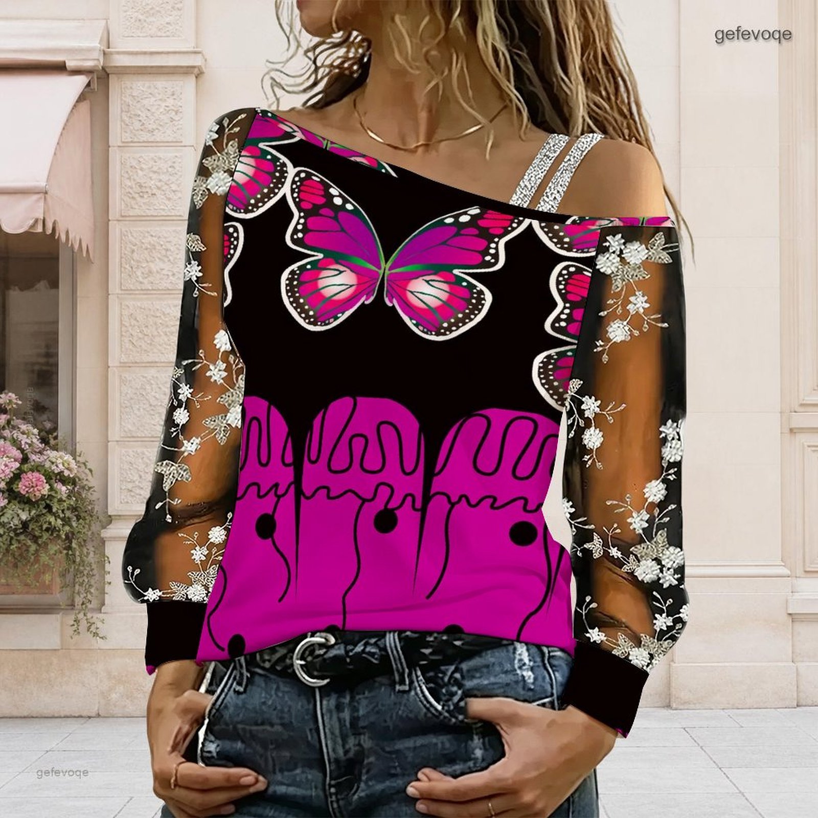 Women Off Shoulder Blouse Asym - Blouses recension och pris