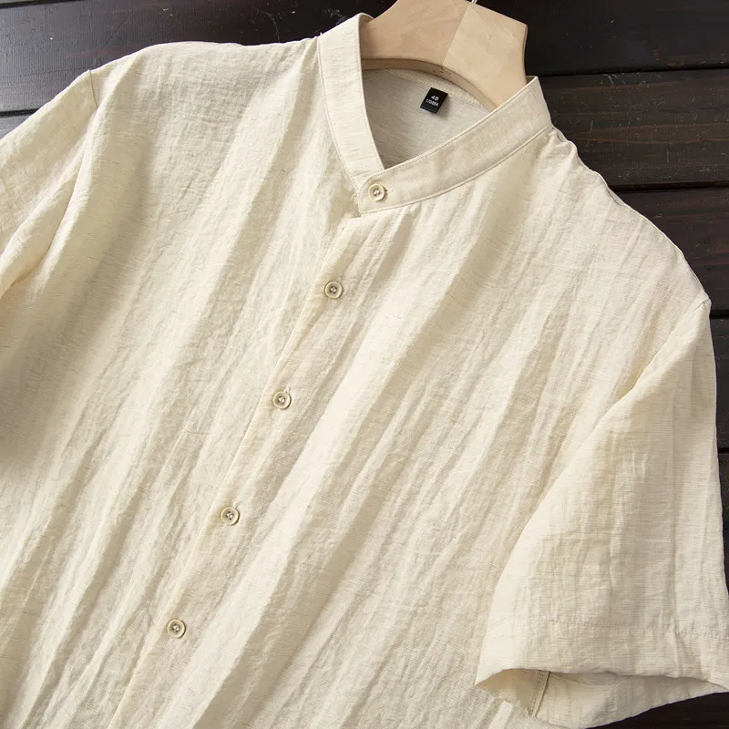 Soft and cool without ironing! - Casual Loose Linen Shirt Dress recension och pris