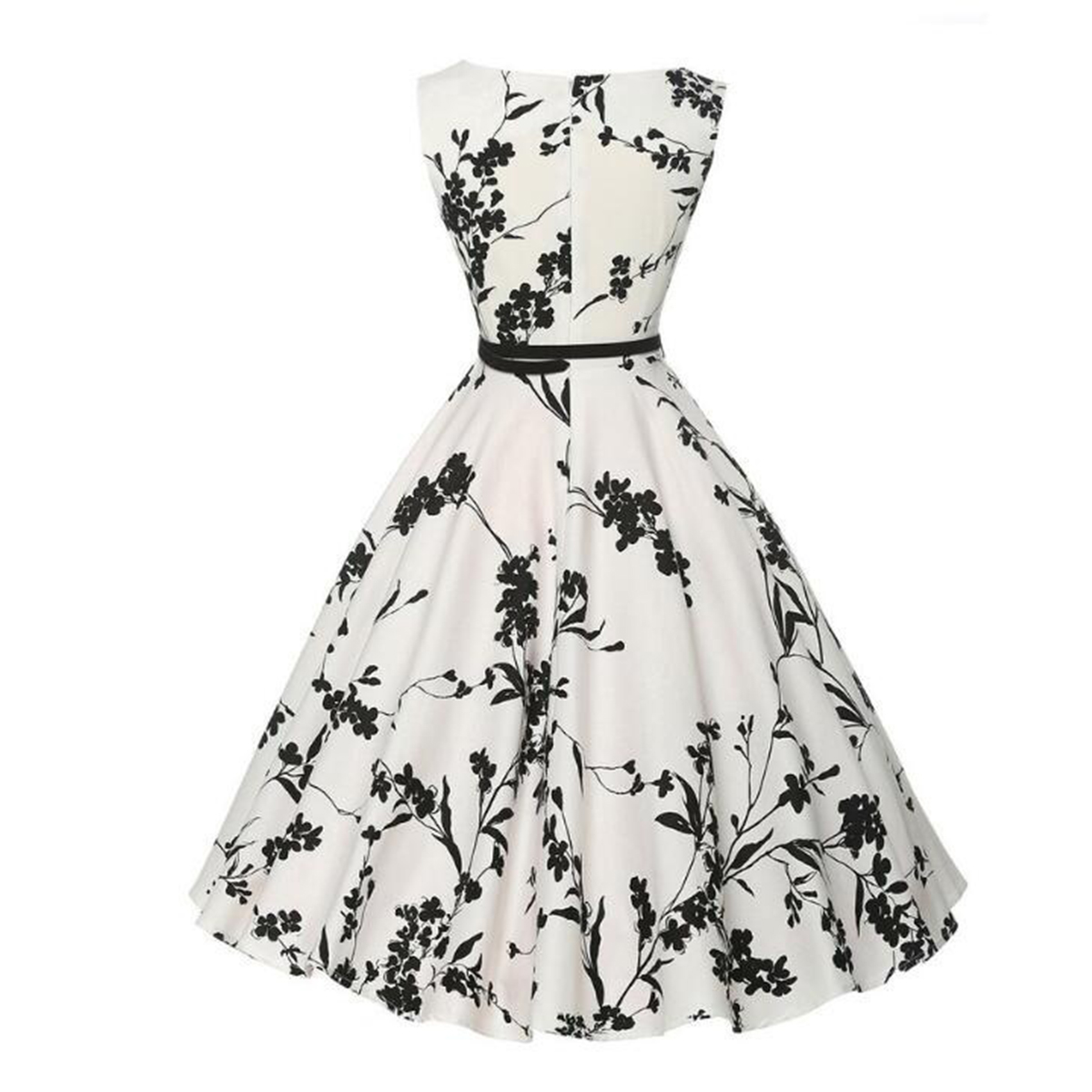 Summer Vestidos Dress Clothing - French Vintage Floral Midi Dress recension och pris