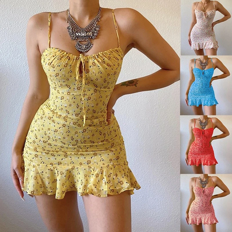 Women's Sexy Casual Home Small - French Vintage Floral Midi Dress recension och pris