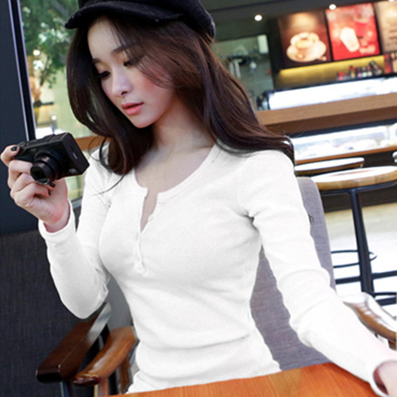 2026 autumn women's button rib - Blouses recension och pris