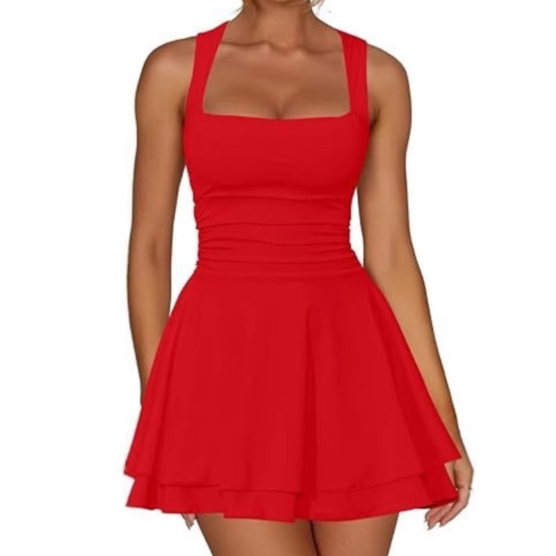 2026 Summer Mini Prom Women's  - Y2K Backless Halter Mini Dress recension och pris