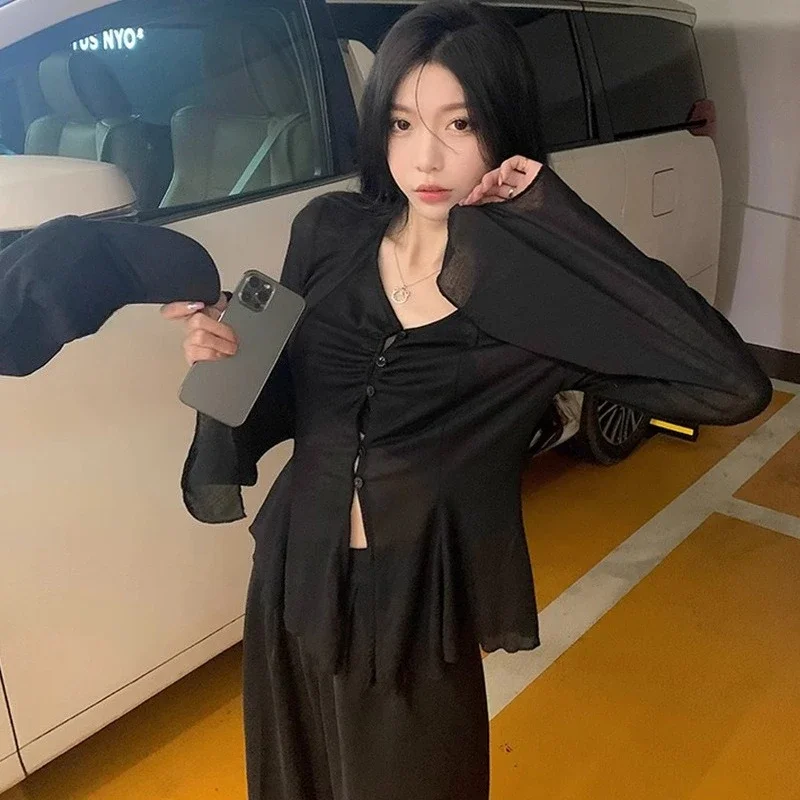 Sheer Flare Sleeve Blouse - Y2 - Blouses recension och pris