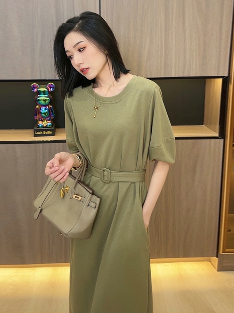Klein Blue Women's Summer Casu - Korean Style A Line Shirt Dress recension och pris