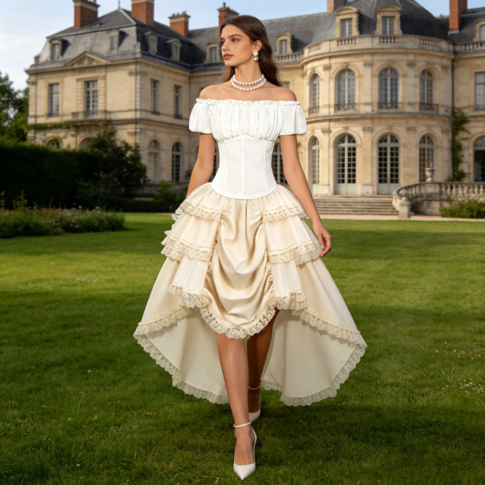 Renaissance Asymmetrical Hem S - Skirts recension och pris