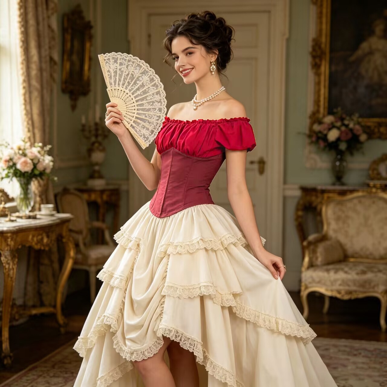 Renaissance Asymmetrical Hem S - Skirts recension och pris