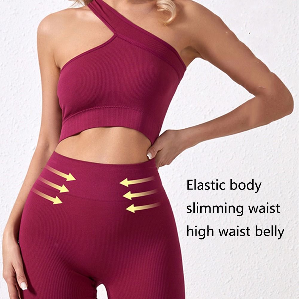 2Pcs Casual Seamless Women Wor - Seamless Ribbed Workout Tank Top recension och pris