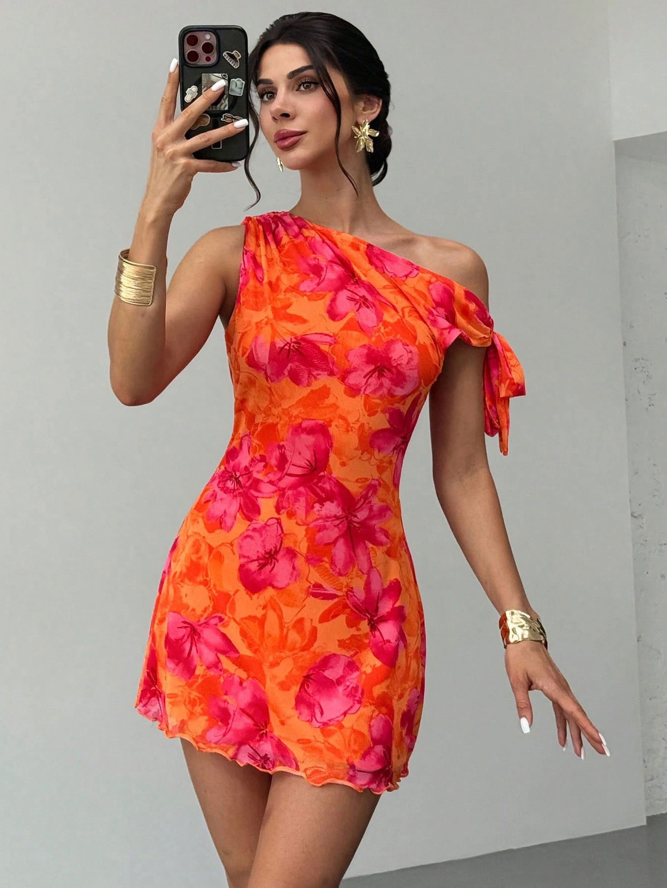 Women'S Spring Summer Floral P - French Vintage Floral Midi Dress recension och pris