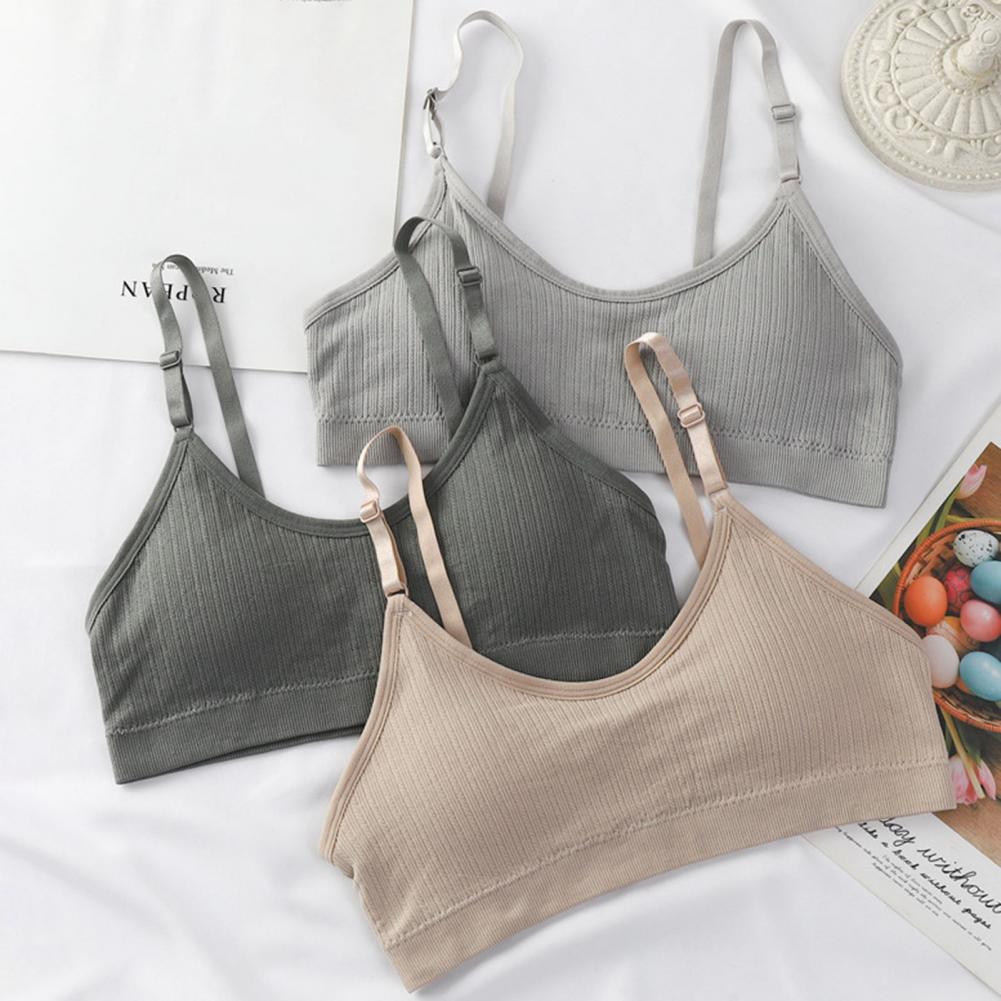 Women's Sports Bra Wireless Pa - Seamless Ribbed Workout Tank Top recension och pris
